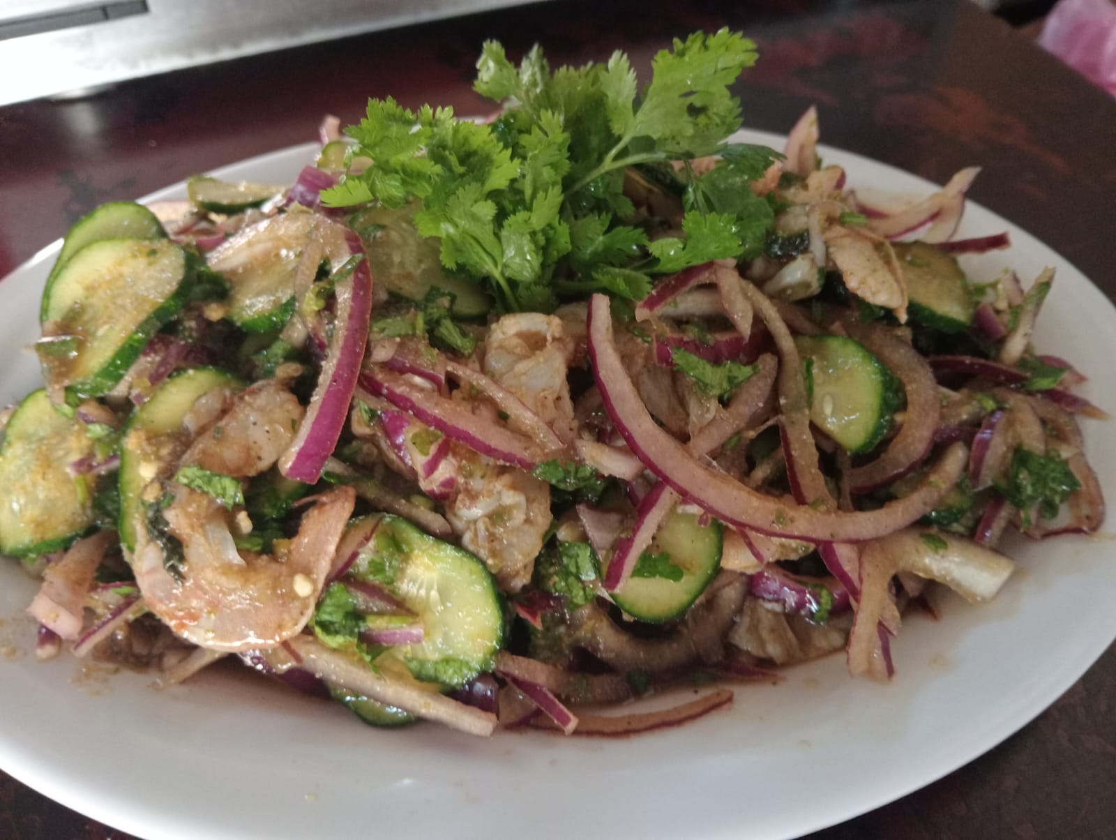 Aguachile de camarón