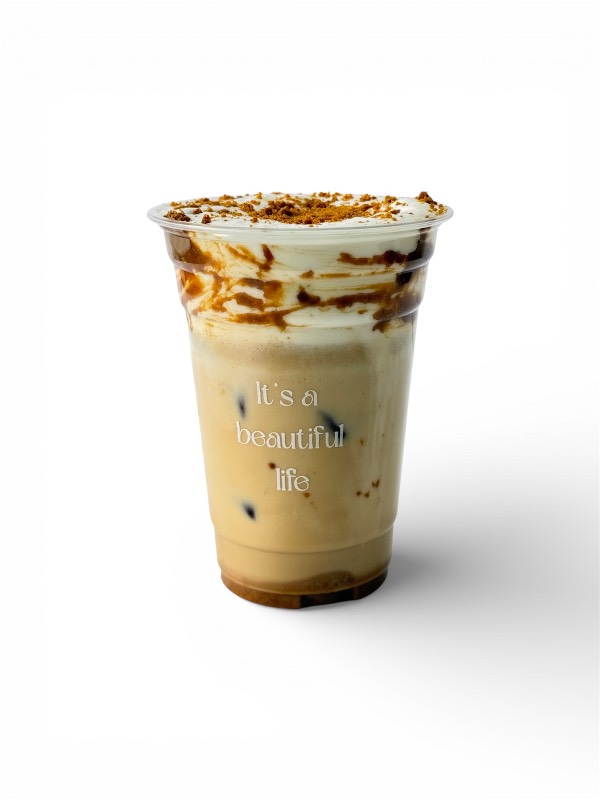 Biscoff dream latte