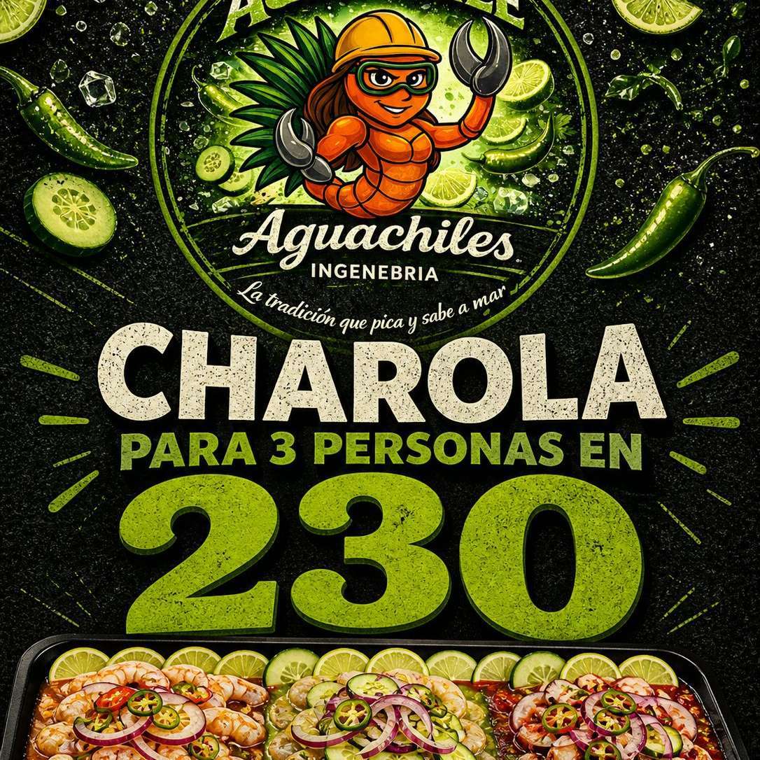 Charola de aguachile para 3 personas