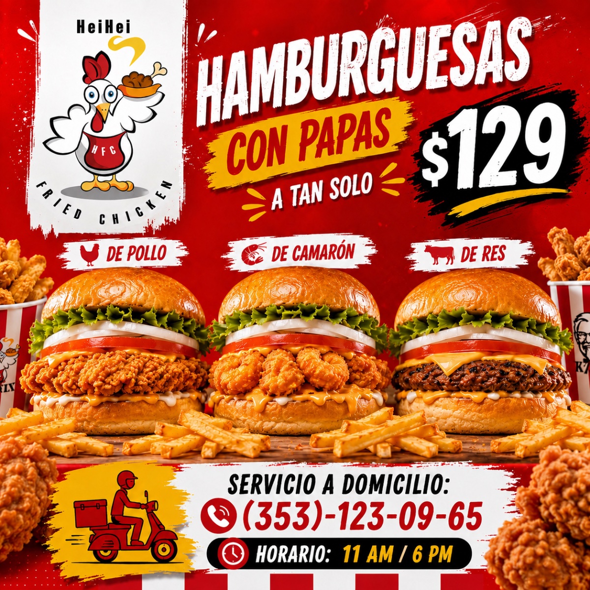 HAMBURGUESA DE CAMARÓN