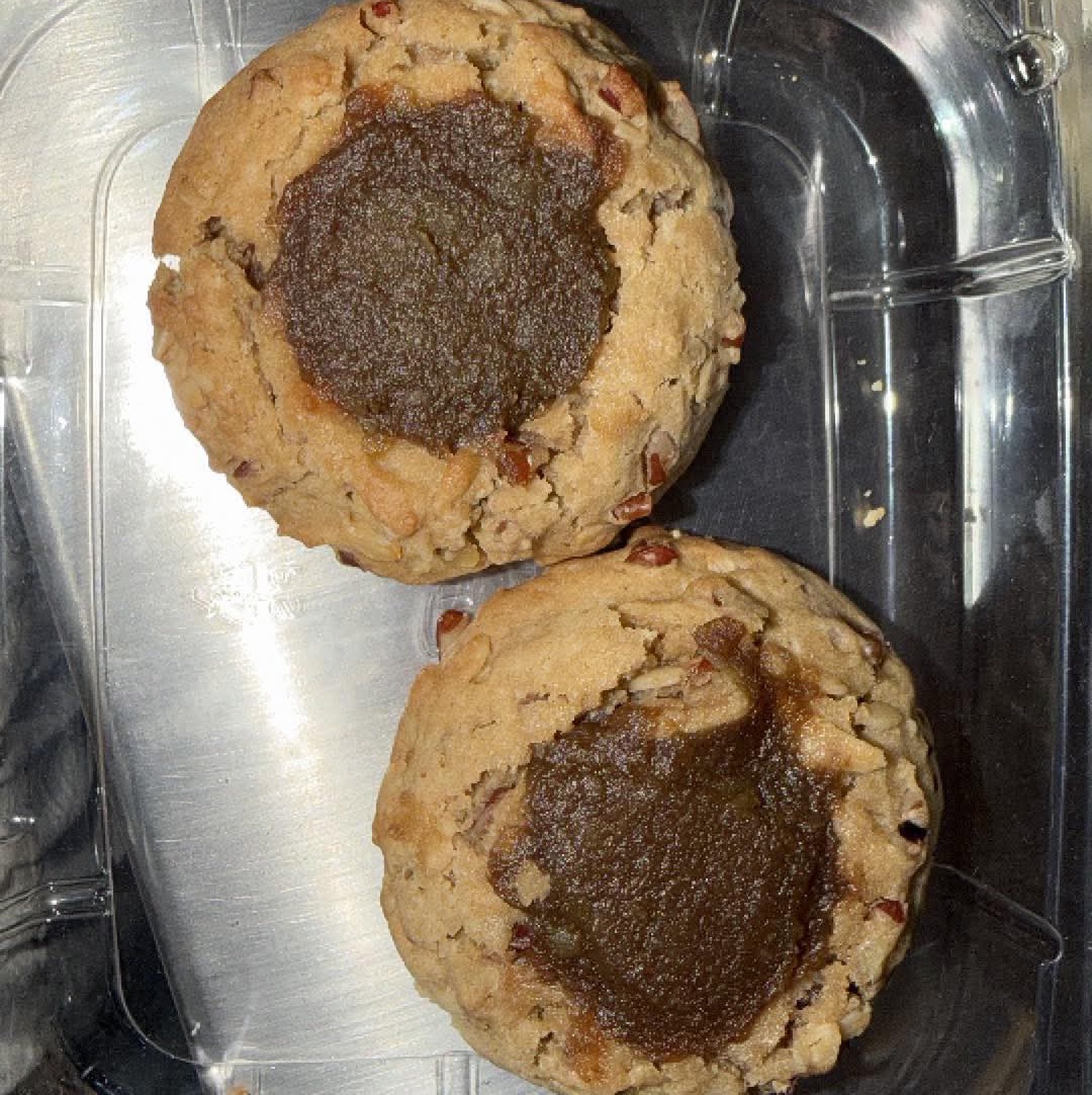 Galleta con compota de Apple Pie