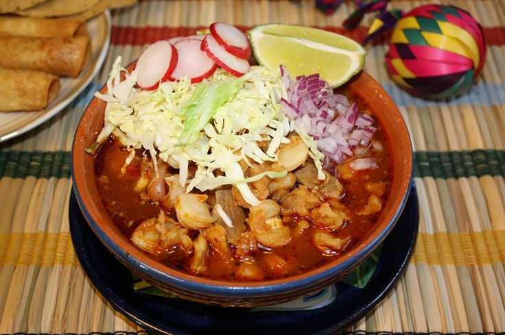 Plato de pozole